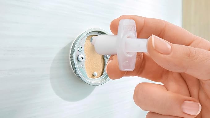 tesa Smooz No Drill, Wall Mounted Spare Bathroom Toilet Roll Holder, Chrome-plated Metal, Removable Adhesive Glue Technology