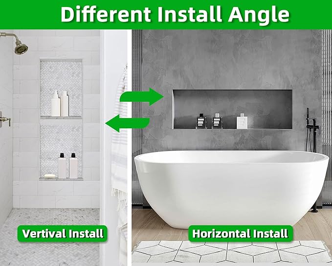 Tile Ready Shower Niche,36"x12" Inner Size,40”x16” Outer Size,Niche for Shower Wall,Waterproof and Ready-to-Tile Recessed Showers Shelf Niches Box for Bathroom Remodel/Storage/Organization,Depth 4”