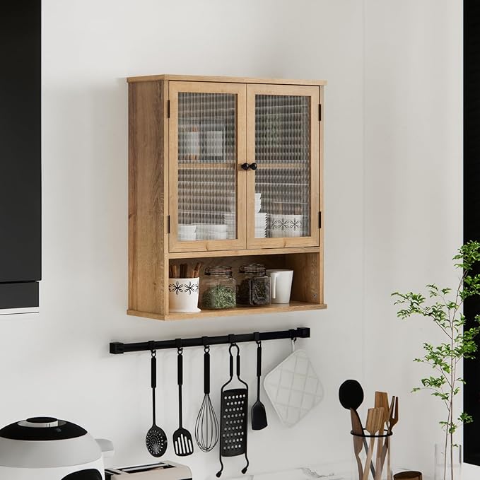 Bathroom Medicine Cabinet, Bathroom Wall Cabinet, Bathroom Cabinet Wall Mount, Medicine Cabinets for Bathroom with Glass Door