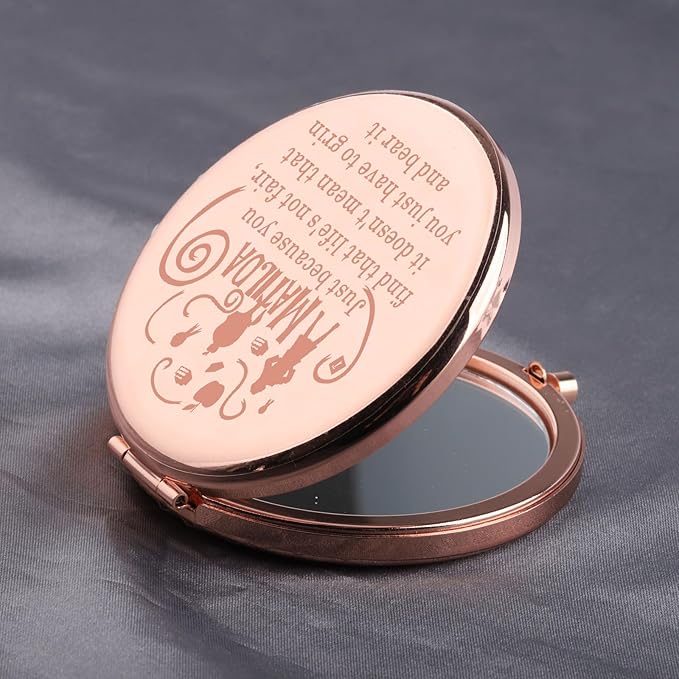 BAUNA The Musical Gift The Musical Fan Gift The Theatre Pocket Mirror for Friend Family Drama Lover Gift (Just Because CMRG)