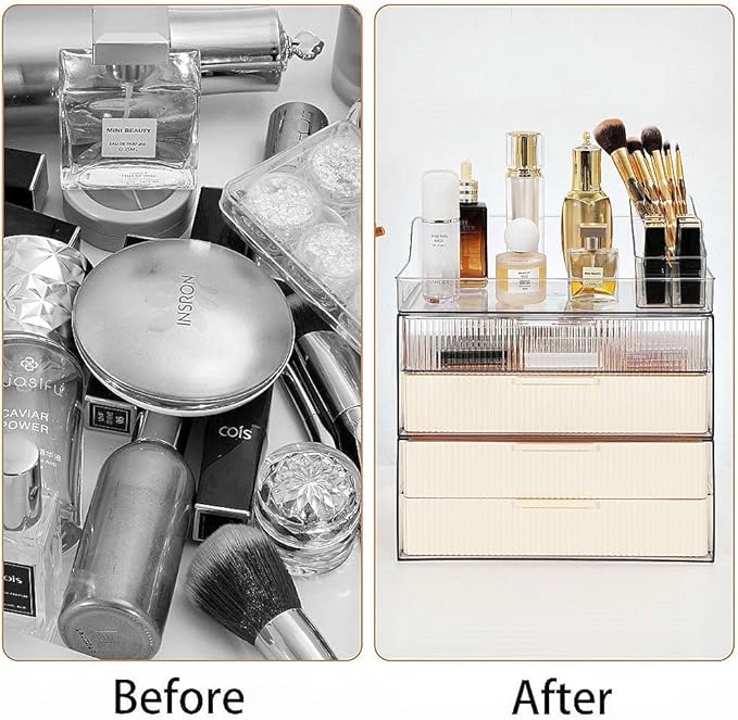 Makeup Organizer Countertop Large Cosmetic Display Cases Cosmetic Organizer Skin care Organizer