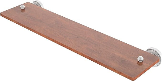 Allied Brass DT-1-22-IRW Dottingham Collection 22 Inch Solid IPE Ironwood Wood Shelf, Matte White