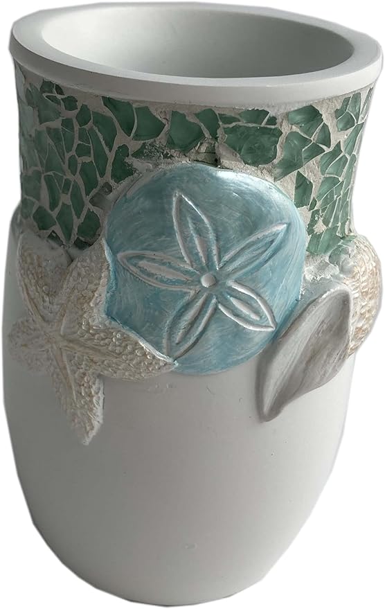 Sweet Home Collection Bathroom Accessories Sets Unique Collections Modern Classic Contemporary Decorative Beautiful Designs Bath Shower Tub D??cor, Tumbler, Seascape(Pack of 1)
