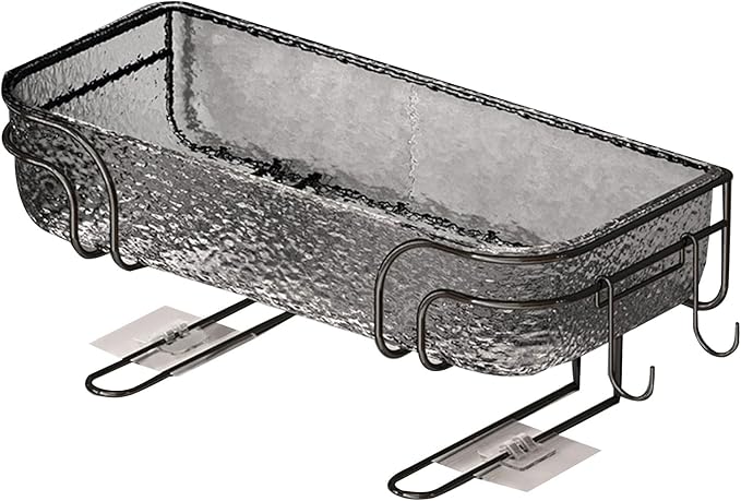 Wall Mounted Bathroom Shelves Adhesive Bathroom Shelf Functional Hanging Storage Holder Rack for Home Decors Materials
