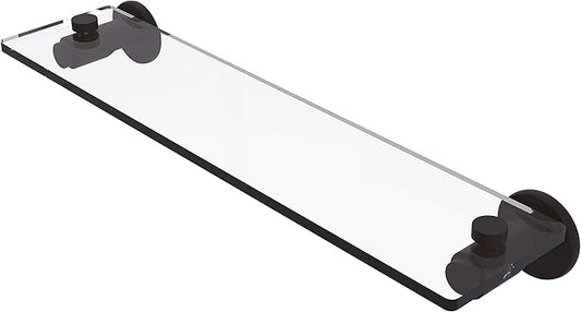 Allied Brass TR-1/22-ORB Tribecca Collection 22 Inch Vanity Beveled Edges Glass Shelf, 22-Inch, Oil Rubbed Bronze