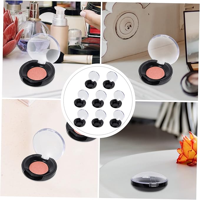 DOITOOL 8pcs Empty Eyeshadow Containers Makeup Sub Package Organizer for Blush and Eyeshadow Storage Compact and Lightweight Design for Travel and Daily Use
