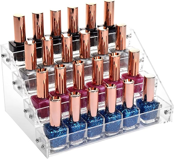 Nail Polish Bottle Holder Manicure Storage Simple Stylish Organizer Stand