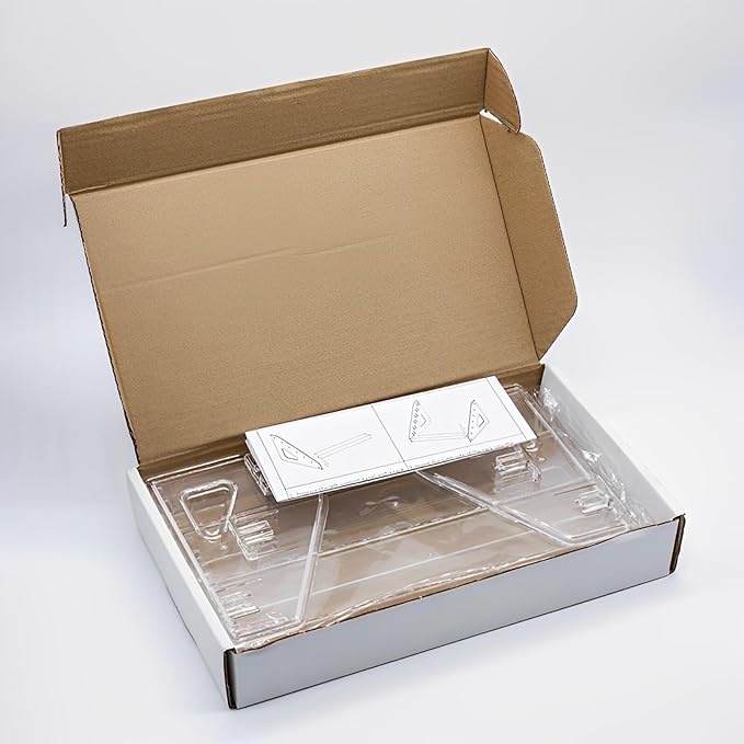 SUTOKAKA Nail Polish Organizer Clear Acrylic Eyeglasses Display Holder Essential Oil Storage Rack Makeup Stand Tray - 5 Layer