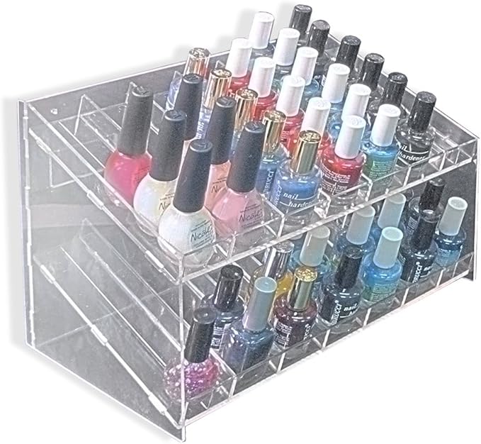 Azar Displays 222987 2-Tiered, 14 Compartment Cosmetic Tray