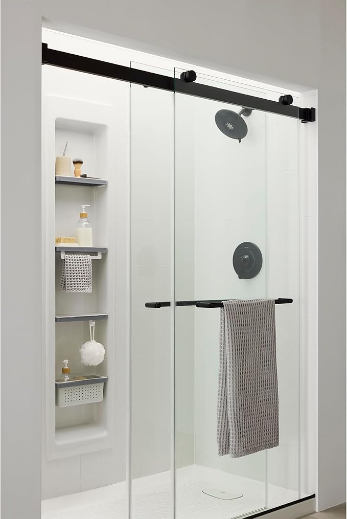 American Standard 7192000.020 Aspirations 15 x 65-Inch In-Wall Shelving Unit, White