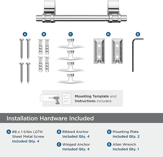 Amerock BH3605126 | Chrome Pivoting Double Post Toilet Paper Holder | 8-13/16 in. (224 mm) Length Toilet Tissue Holder | Davenport | Bath Tissue Holder | Bathroom Hardware | Bath Accessories