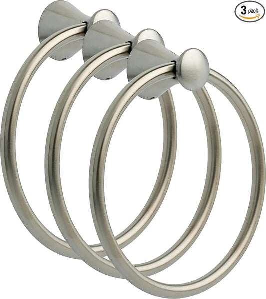 Delta Lahara Hand-Towel Holder Brilliance Stainless Steel Racks for Bathroom Bath-Towel Hanger for Kitchen, Bathroom Accessories 73846-SS (Pack of 3)