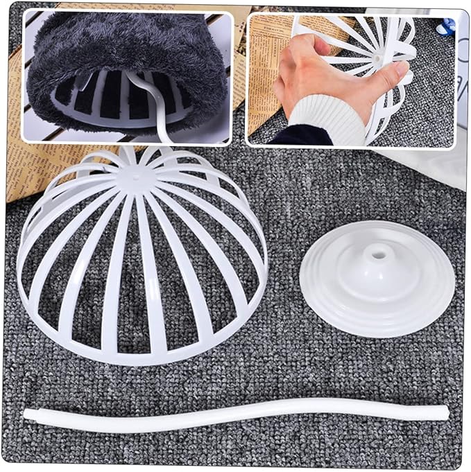 Glass Shelf for Bathroom ，Glass Aluminum，Hat Storage Rack Tabletop Wig Display for No Tools Diy Expertise Required