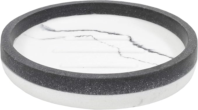 Sweet Home Collection Bathroom Accessories Sets Unique Collections Modern Classic Contemporary Decorative Beautiful Designs Bath Shower Tub D??cor, Soap Dish, Marbelized