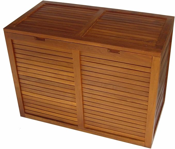 The Original Spa Double Teak Laundry or Storage Hamper