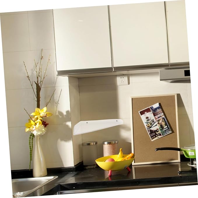 Acrylic Corner Shelf Triangular Wall Shelf for Bathroom and Kitchen No Drill Storage Rack for Spice and Shampoo Space-Saving Organizer