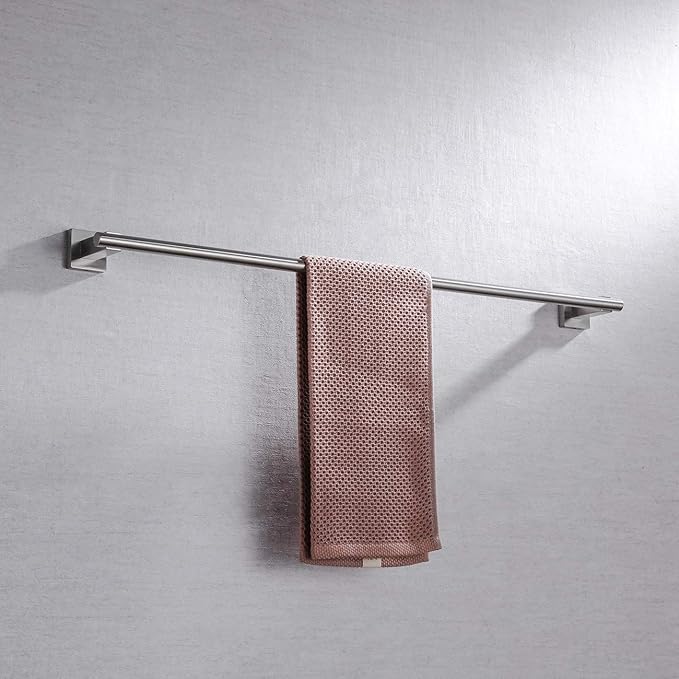 Miyili 30-Inch Towel Bar SUS 304 Stainless Steel Towel Holder Rack for Bathroom Wall Mount Brushed Finish, A02N75A