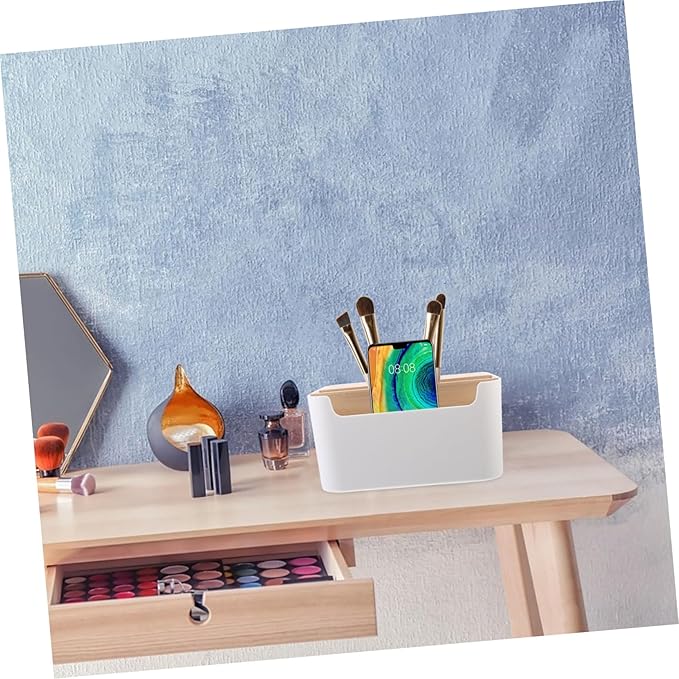 Creative Desktop Organizer Storage Box Versatile Table Organizer for Makeup Lipstick Multi-compartment Storage Case for Home and Vanity Use