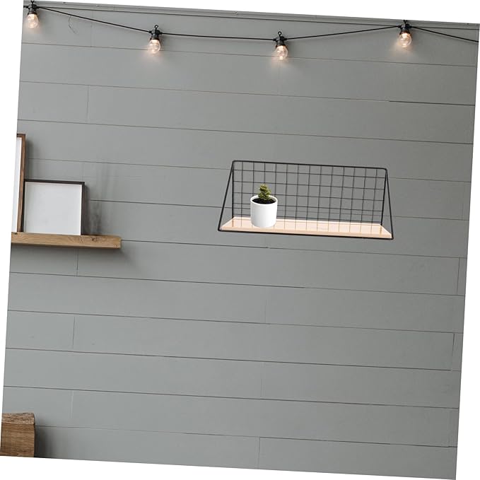 VALICLUD Multifunctional Wall-Mounted Storage Rack Shelves for Bathroom Kitchen Decorative Wall Shelf Black