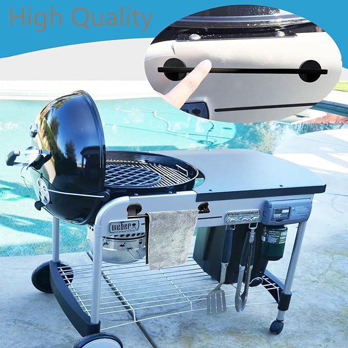 Magnetic Towel Bar for Dishwasher, Magnetic Towel Holder Towel Hook Hanger for Fridge, Kitchen Stove, Oven, Refrigerator, Sink Laundry Washing Machine,dryers,Metal Garage Door. Black