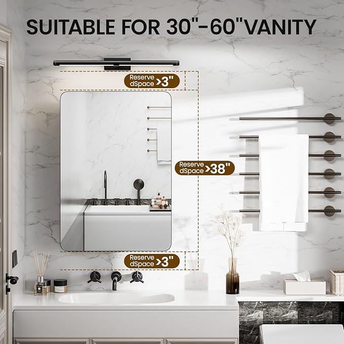 Medicine Cabinet with Mirror, 20x30 Inch Aluminum Bathroom Cabinet with Adjustable Shelves, Built-in Makeup Storage, Recessed or Surface Mount, Soft Close Hinges, Matte Black