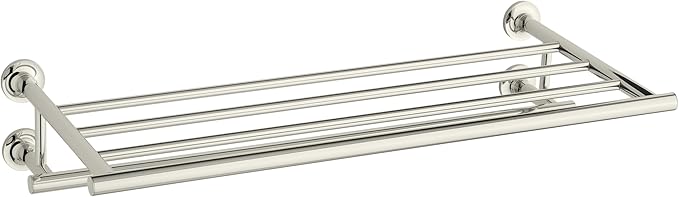 Kohler K-14381-SN Purist-Towel Shelf, Vibrant Polished Nickel