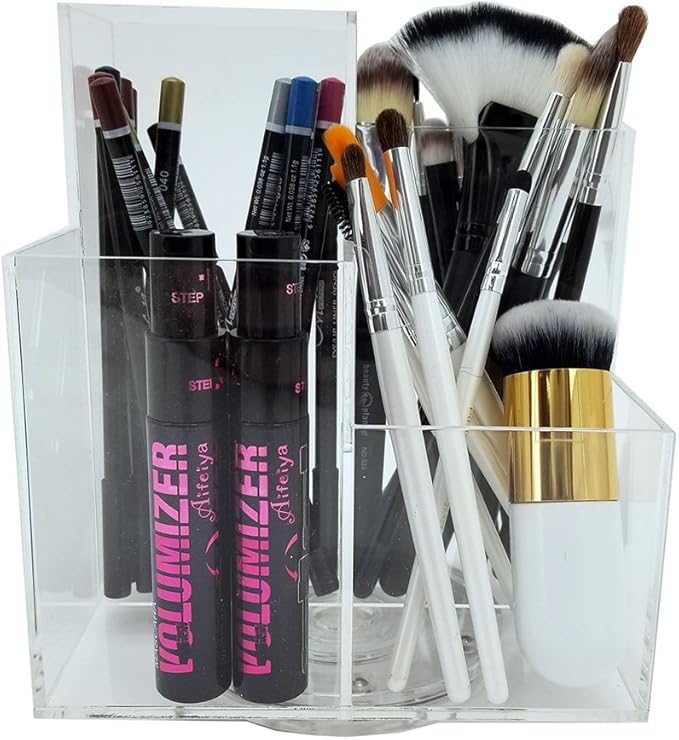 OnDisplay Sky Rotating Acrylic Cosmetic/Makeup Organizer Tray