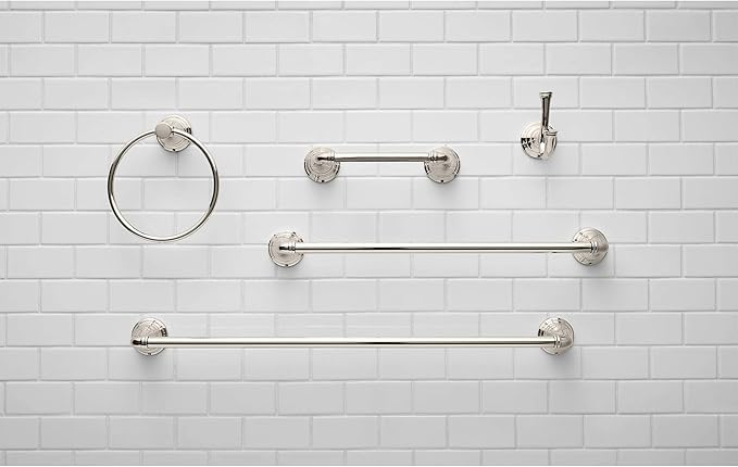 American Standard 7052190.013 Delancey -Towel Ring, Polished Nickel