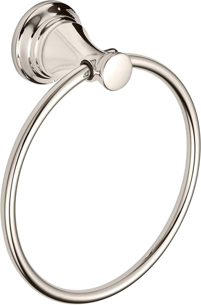 American Standard 7052190.013 Delancey -Towel Ring, Polished Nickel