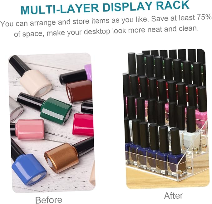 Nail Polish Bottle Holder Manicure Storage Simple Stylish Organizer Stand
