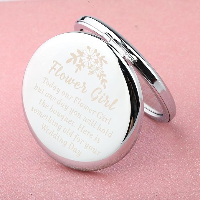 WUSUANED Flowers Girl Makeup Mirrors Wedding & Party Gifts: Bridesmaid, Mother of The Bride