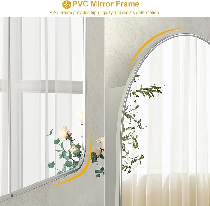 Arched Medicine Cabinet with Mirror,Silver Bathroom Mirror Cabinet,24x28 Mirrored Medicine Cabinets for Bathroom Mirror with Storage,Wall Mounted Medicine Cabinets,botiquines de baño