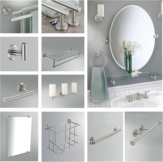 Gatco 4290 24" Latitude II Towel Bar, Satin Nickel