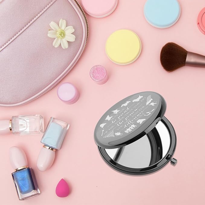 PLITI Wizard Movie Inspired Gift Fairy Tales Lover Gift May You Be Proud of The Work That You Do Compact Mirror for Wizard Movie Fans (Be Proud WOZ CMbl)