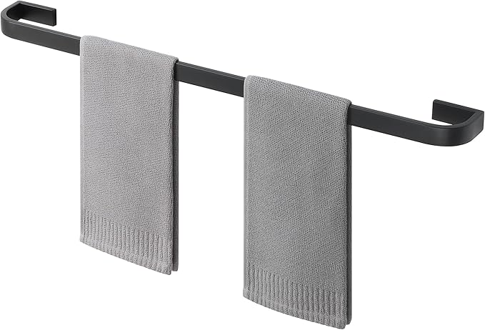 Alise Towel Bars for Bathroom,Black Towel Holder 32'' Towel Rack for Bathroom Wall Mount,SUS304 Stainless Steel Towel Rail Towel Hanger for Walls