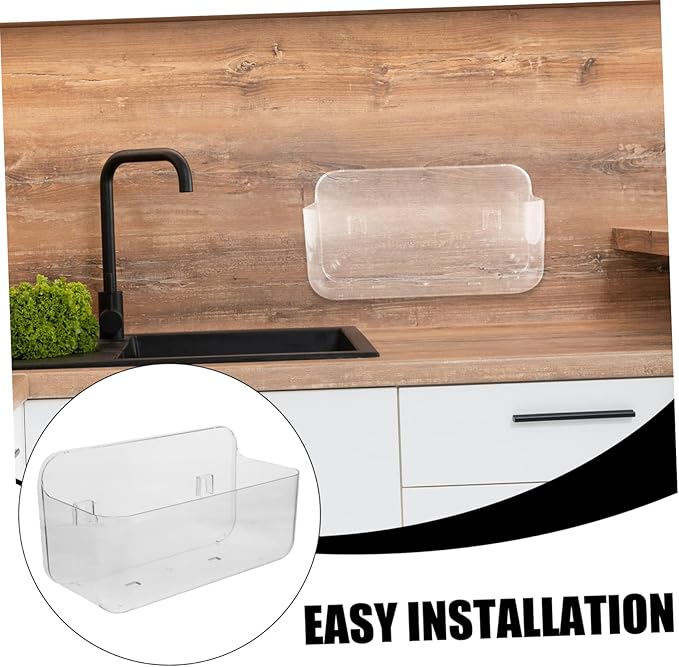 1pc Punch Wall Mounted Storage Rack Multipurpose Sundries Shelf for Bathroom and Kitchen Organization