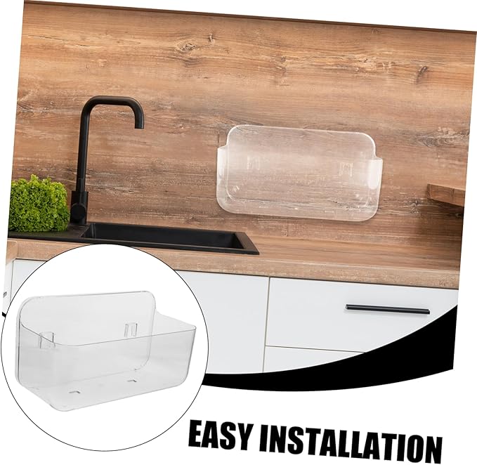 1pc Wall Mounted Storage Rack Punch Bathroom and Kitchen Organizer Wall Shelf for Bathroom Sundries Easy Installation Design for Tidy Spaces