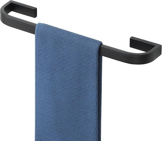 Alise 16'' Towel Bar for Bathroom,Black Towel Holder Towel Racks for Bathroom Wall Mount,SUS304 Stainless Steel Towel Rail Towel Hanger for Walls