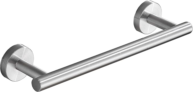 Towel Holder, Bathroom Accessories Hand Towel Holder, SUS304 Stainless Steel Towel Bar, 9-Inch Towel Rack Brushed Nickel for Bathroom, Kitchen, Bedroom, Wall Mounted.