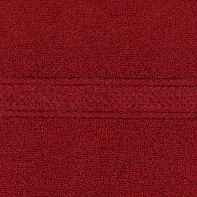 Utopia Towels 6 Pack Premium Hand Towels Set, 16 by 28 inches, 100% Ring Spun Cotton, Ultra Soft and Highly Absorbent 600GSM Towels for Bathroom, Gym, Shower, Hotel, and Spa, Red