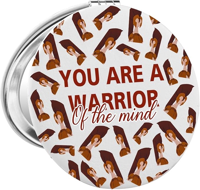 FAADBUK Odysseas Greek Mythology Gift Greek God Characters Makeup Mirror for Musical Fans Lovers (Warrior Mirror)