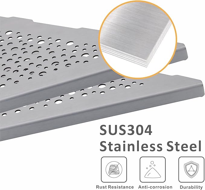 WELLUP Brushed Nickel 10’’ Corner Shower Shelf Bathroom Shower Shelves, 2 Pack Triangular 304 Stainless Steel Shower Corner Shelf for Tiled Walls, No Drilling