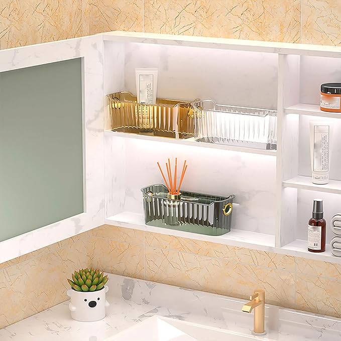 Desktop Light Luxury Cosmetic Storage Box Multipurpose Container Boxes For Cosmetics Jewelry Earrings