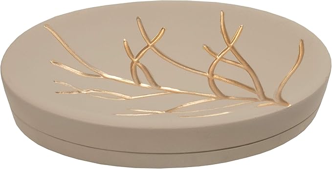 Sweet Home Collection Bathroom Accessories Sets Unique Collections Modern Classic Contemporary Decorative Beautiful Designs Bath Shower Tub Décor, Soap Dish, Branches(Pack of 1)