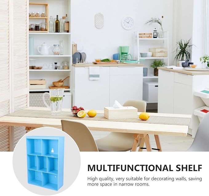 1Pc Adhesive Wall Storage Rack Material Versatile Wall Mounted Shelf for Bathroom Kitchen Cosmetic Organization Stylish for Home