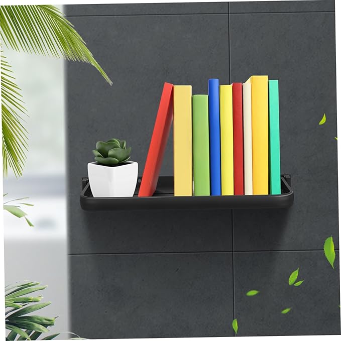 Foldable Wall Shelf Bathroom Storage Rack Easy Installation with Efficient Drainage Modern Design for Kitchen Laundry Room Organization