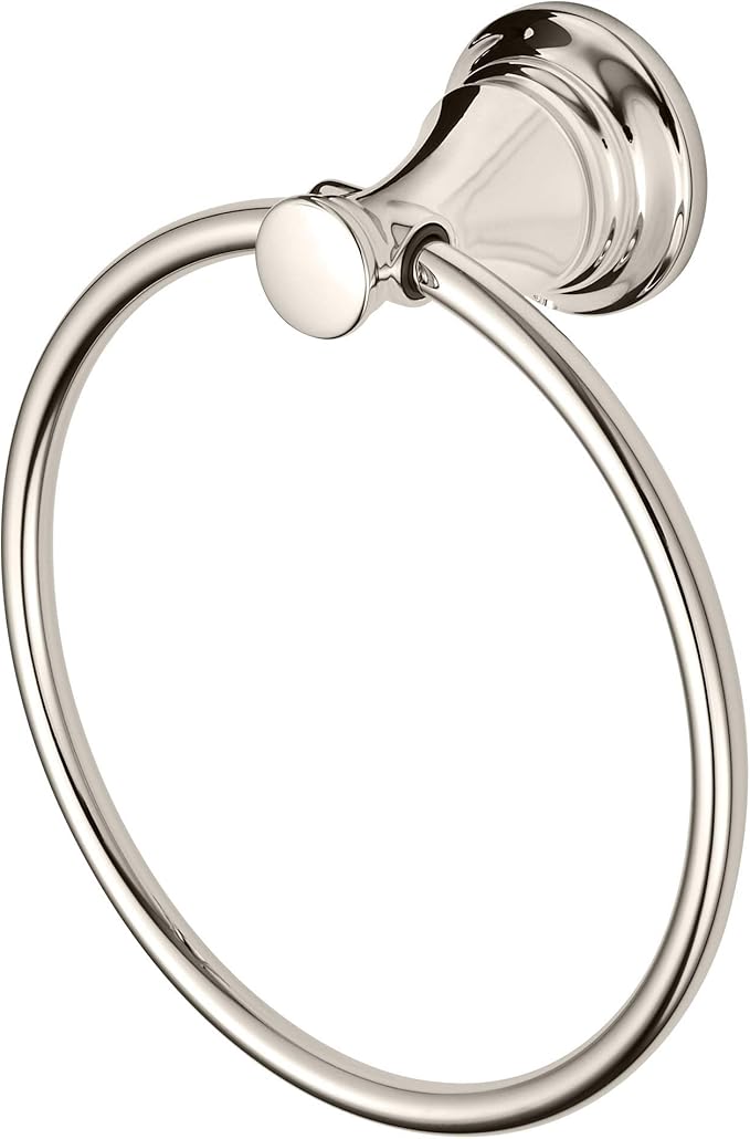 American Standard 7052190.013 Delancey -Towel Ring, Polished Nickel