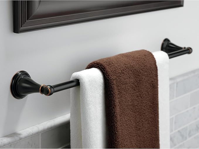 DELTA Windemere 24 inch Bar, Oil Rubbed Bronze, Bathroom Accessories, 70024-OB