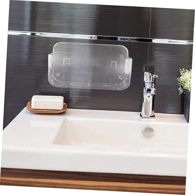 1pc Wall Mounted Storage Rack Punch Bathroom and Kitchen Organizer Wall Shelf for Bathroom Sundries Easy Installation Design for Tidy Spaces