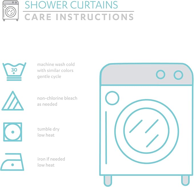 Lush Decor Tanisha Shower Curtain, 72" W x 72" L, Purple & Gray - Lavender Purple Flower Vine Print - Beautiful & Elegant Floral Shower Curtain - Modern Farmhouse & Cottage Bathroom Decor